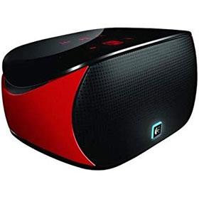 Logitech speaker wireless mini boom box red